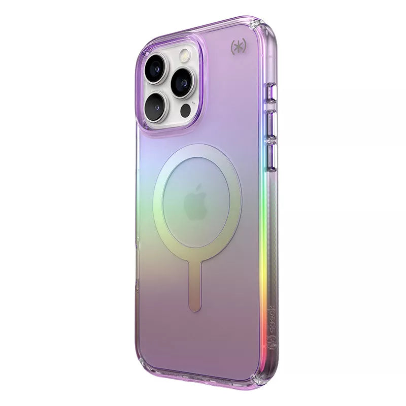 Speck Presidio2 Lux MagSafe - Dėklas, skirtas iPhone 16 Pro Max (Nuostabiai violetinė / Skaidri)