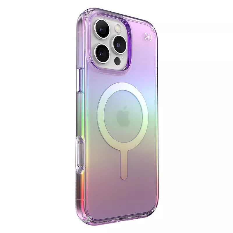 Speck Presidio2 Lux MagSafe - Dėklas, skirtas iPhone 16 Pro Max (Nuostabiai violetinė / Skaidri)