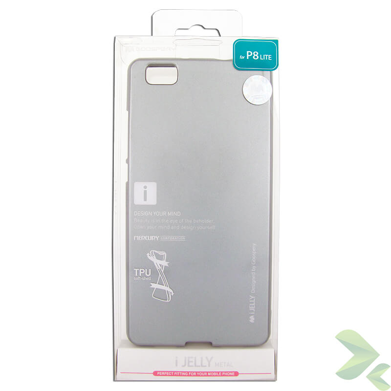 Mercury I-Jelly – dėklas Huawei P8 Lite (pilkas)