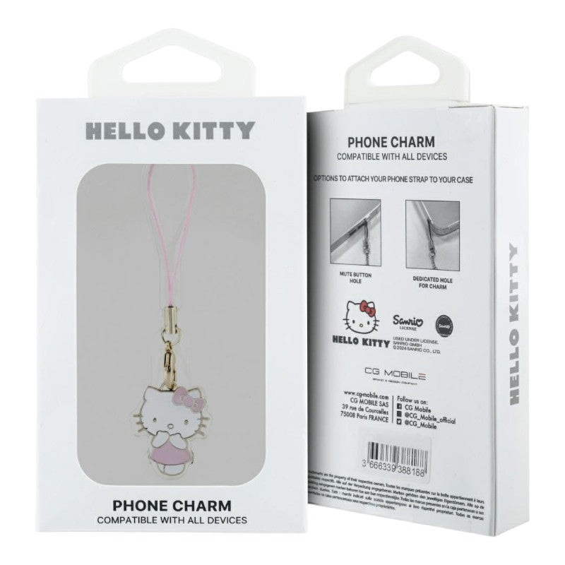 Hello Kitty telefono dirželis pakabukas mielas - telefono pakabukas (rožinis)
