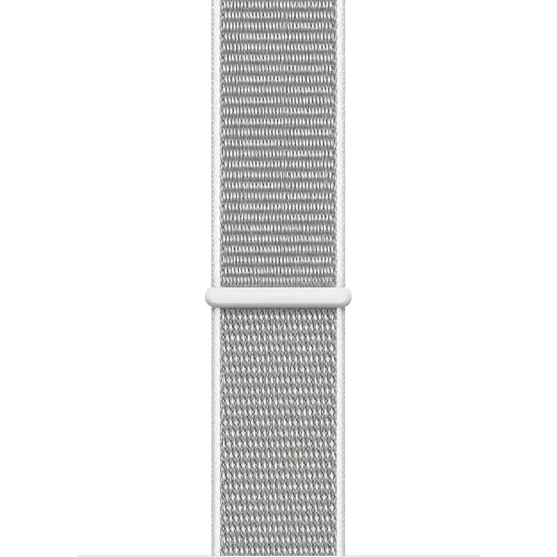 Crong Nylon - sportinė apyrankė, skirta „Apple Watch“ 38/40/41/42 mm (sidabro pilka)