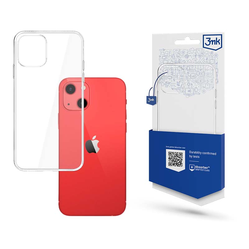 3mk permatomas dėklas – dėklas iPhone 13 (skaidrus)