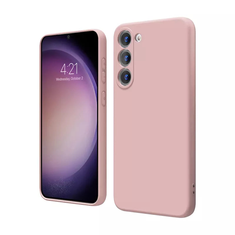 Crong spalvotas dėklas – dėklas „Samsung Galaxy S23+“ (rožinis)