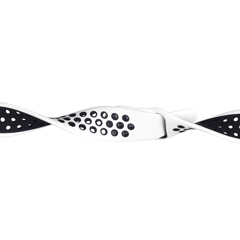 Crong Duo Sport - dirželis Apple Watch 38/40/41/42 mm (baltas/juodas)