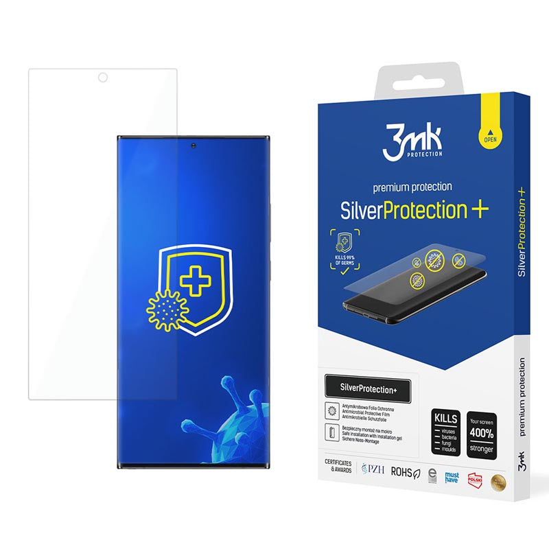 3mk Silver Protect+ – apsauginė plėvelė, skirta „Samsung Galaxy S22 Ultra“