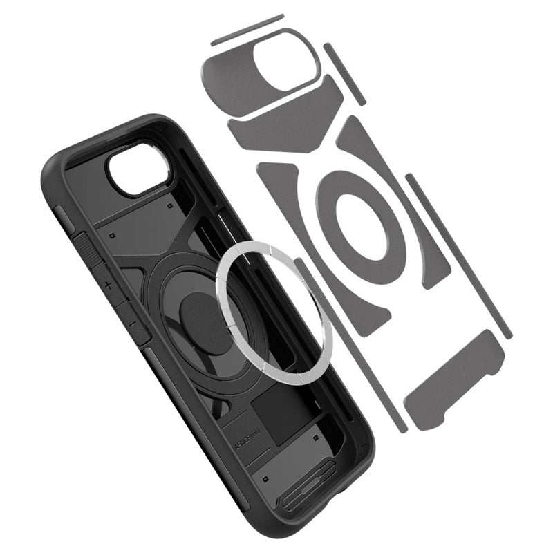 Spigen Slim Armor Mag MagSafe – dėklas iPhone 16e (juodas)