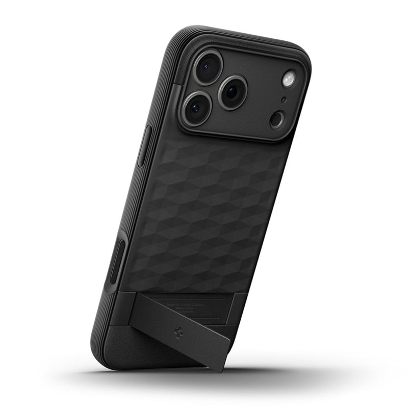 Spigen Parallax S Mag MagSafe - Dėklas iPhone 17 Pro Max (Matinė juoda)