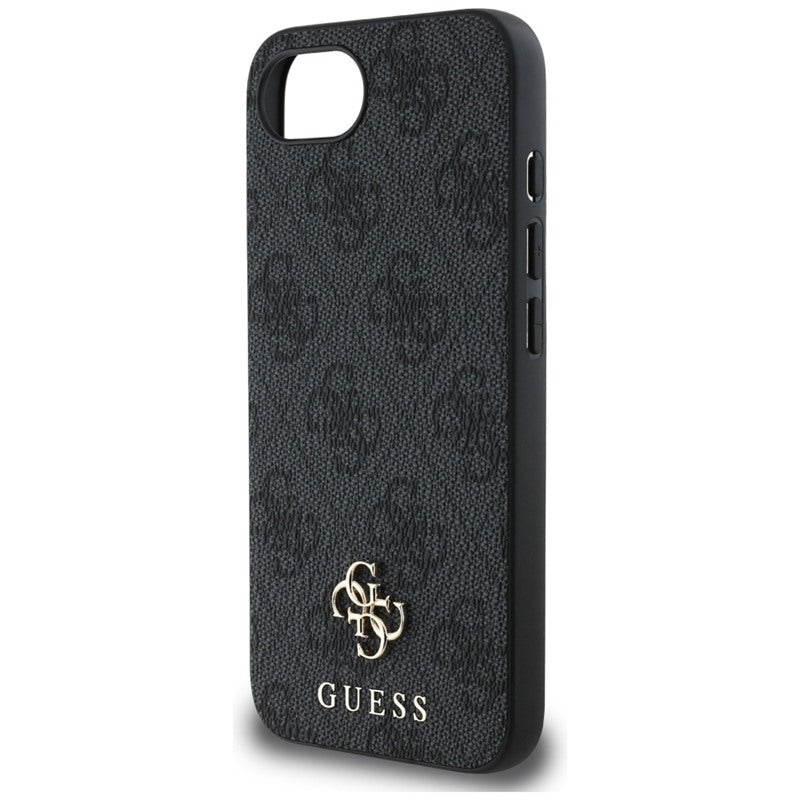 Guess 4G Small 4G ir Klasikinis MagSafe – dėklas, skirtas iPhone 16e (juodas)
