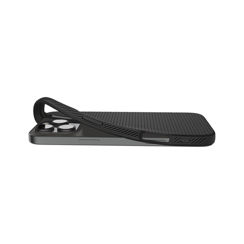 Spigen Liquid Air - dėklas, skirtas „iPhone 16 Pro“ („Matte Black“)