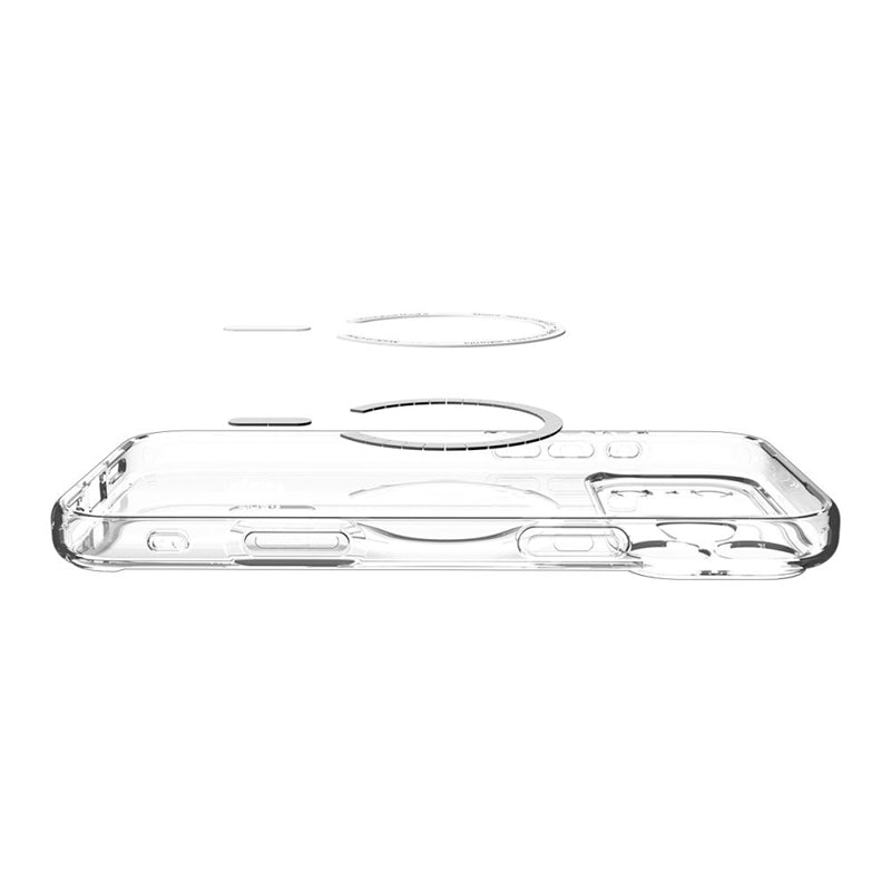 Spigen Ultra Hybrid Mag MagSafe - Dėklas, skirtas iPhone 17 Pro Max (Šerkšno baltumo)