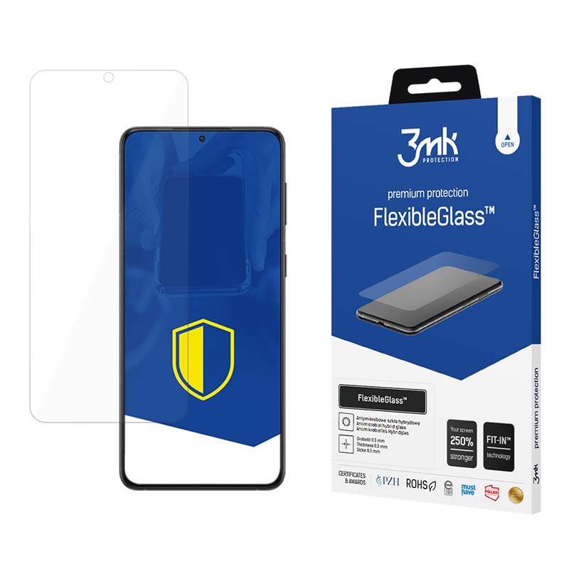 3mk FlexibleGlass – hibridinis stiklas, skirtas „Samsung Galaxy S22 5G“
