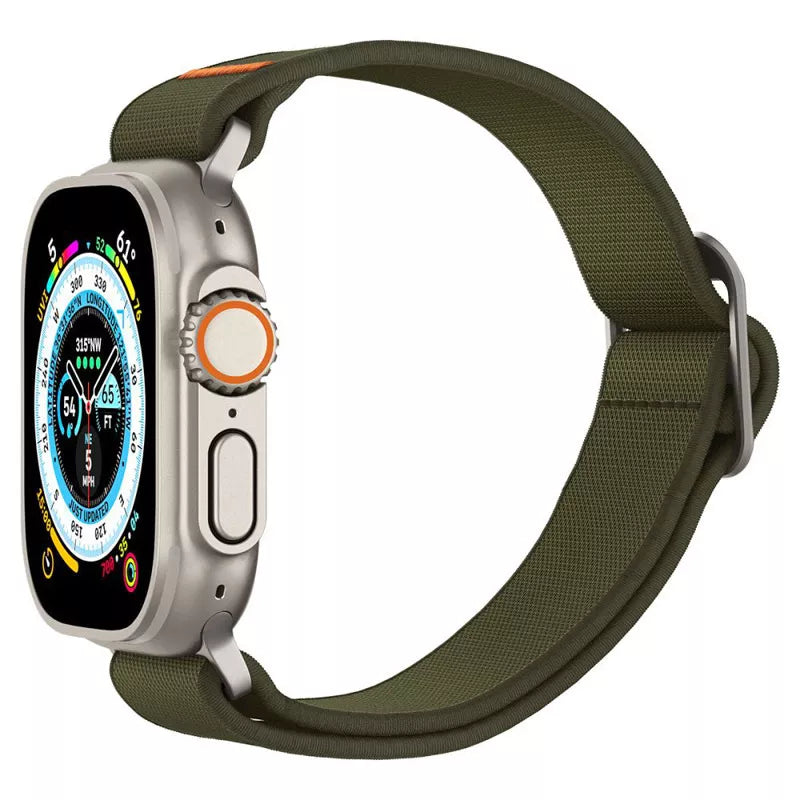 Spigen Fit Lite Ultra – dirželis, skirtas „Apple Watch“ 42/44/45/49 mm (chaki)