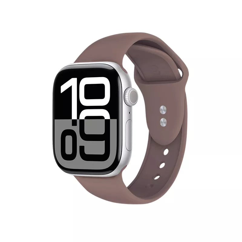 Crong Liquid – Dirželis „Apple Watch“ 44/45/46/49 mm (rudas)