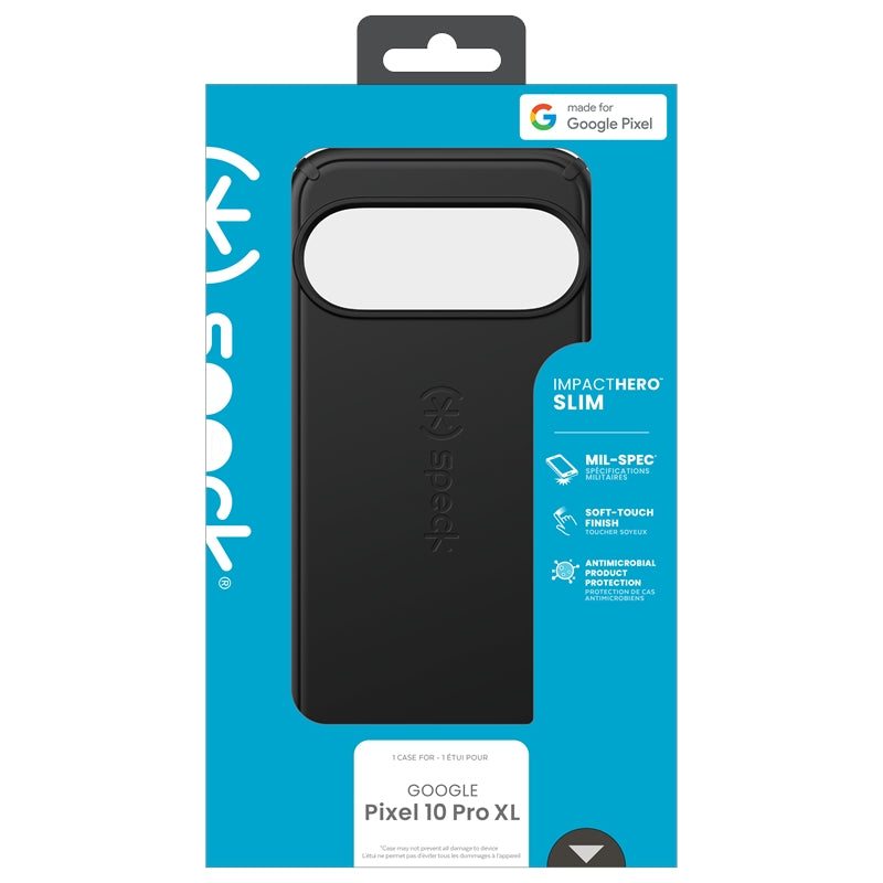 Speck ImpactHero Slim – „Google Pixel 10 Pro XL“ dėklas (juodas)