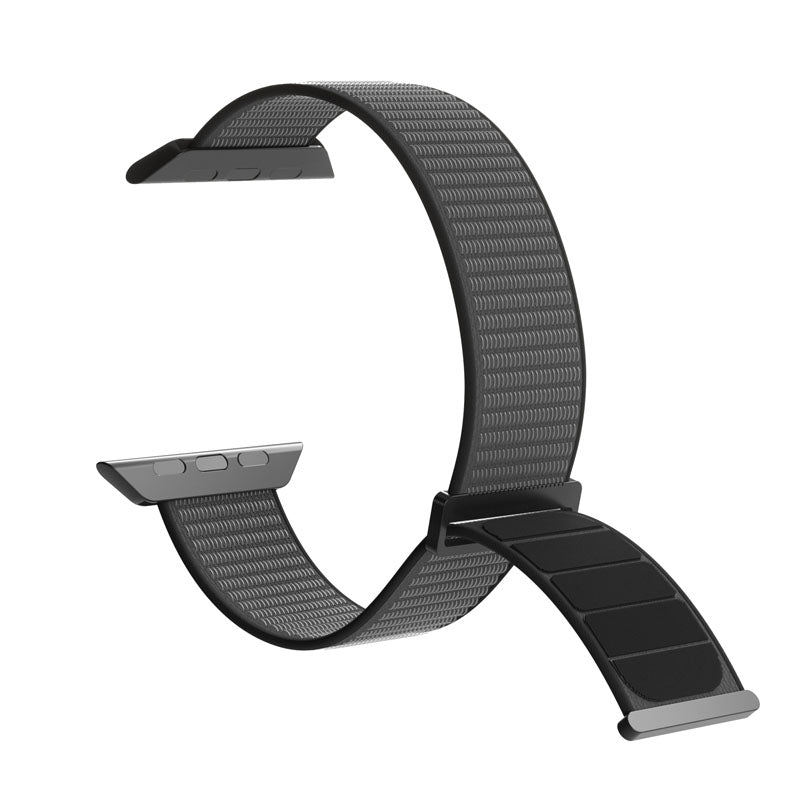 PURO nailono sportinė apyrankė – Apple Watch 38/40/41/42 mm (juoda)