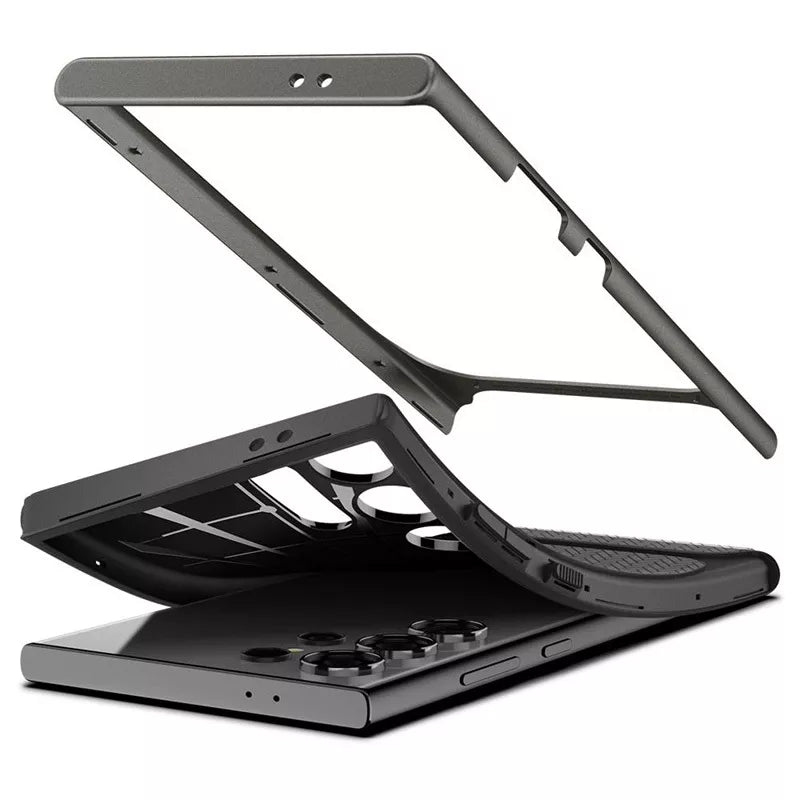 Spigen Neo Hybrid – dėklas, skirtas Samsung Galaxy S24 Ultra (Gunmetal)