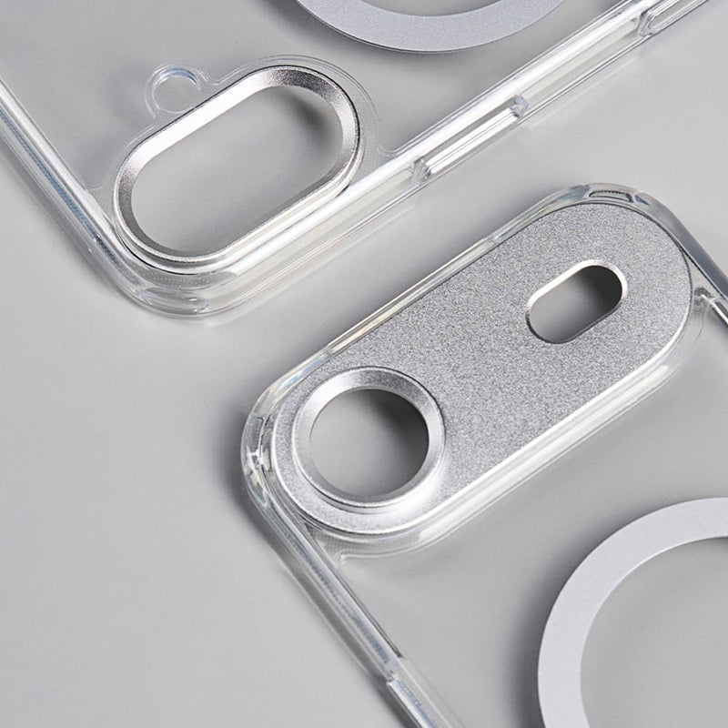 Moshi iGlaze MagSafe dėklas iPhone 17 Pro Max (Luna Silver)
