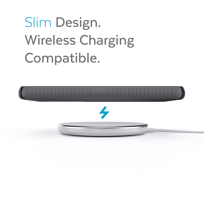 Speck Presidio2 Grip – Dėklas Samsung Galaxy S22+ su MICROBAN (grafito pilka/juoda)