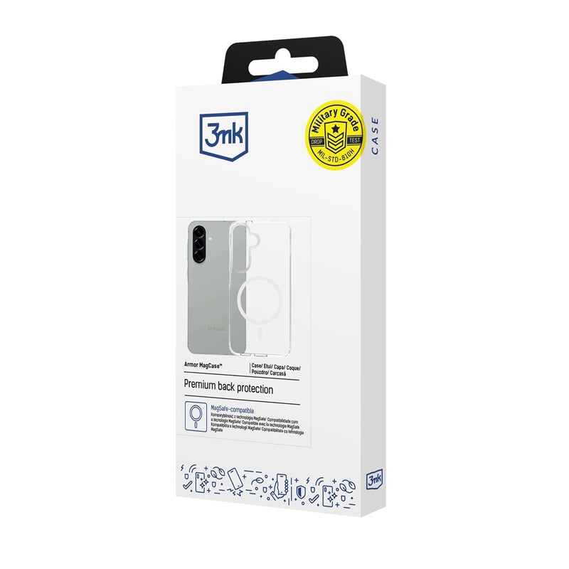 3mk Armor MagCase – dėklas Samsung Galaxy A57 (skaidrus)