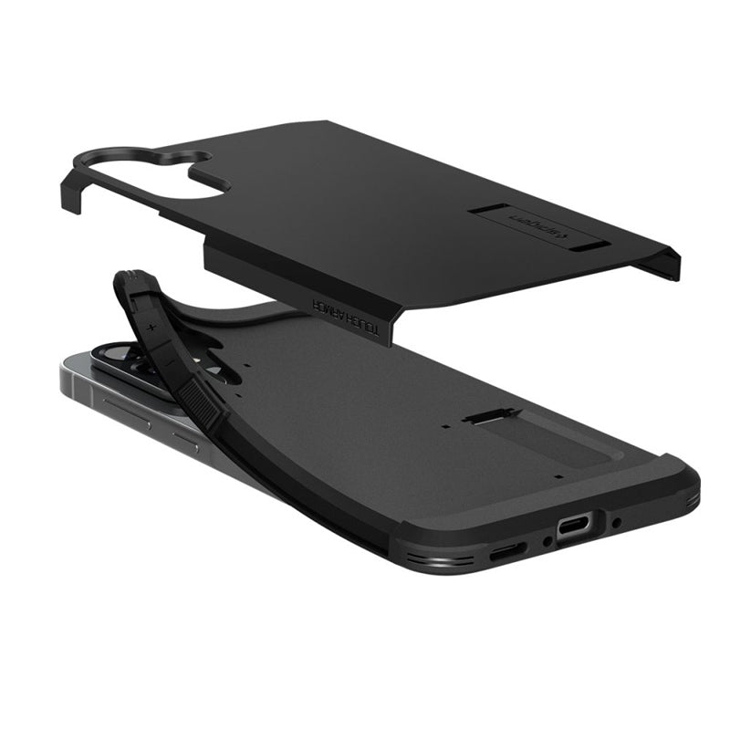 Spigen Tough Armor – dėklas, skirtas „Samsung Galaxy A56 5G“ (juodas)