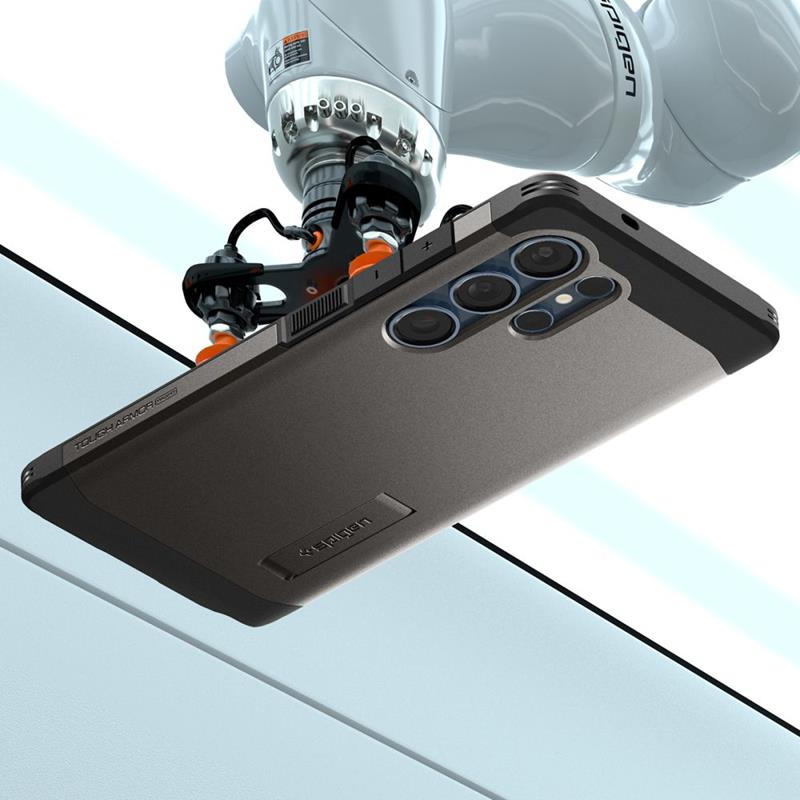 Spigen Tough Armor MagSafe – „Samsung Galaxy S25 Ultra“ dėklas (spalva „Gunmetal“)