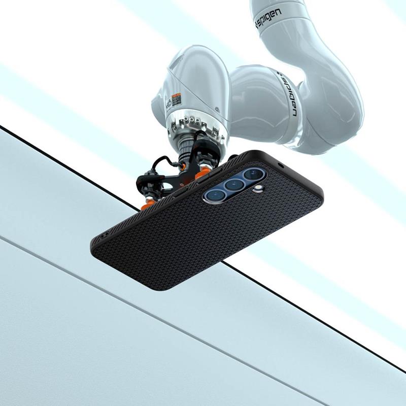 Spigen Liquid Air – dėklas Samsung Galaxy S25 (matinė juoda)