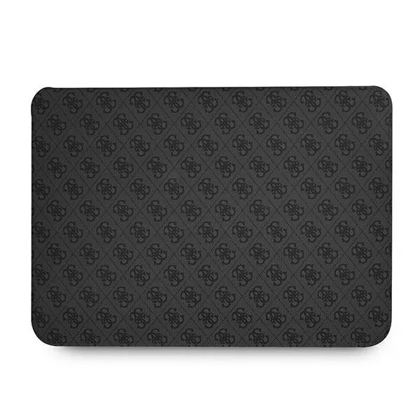 Guess 4G Uptown Triangle Logo Sleeve - Nešiojamojo kompiuterio dėklas 13" / 14" (juodas)