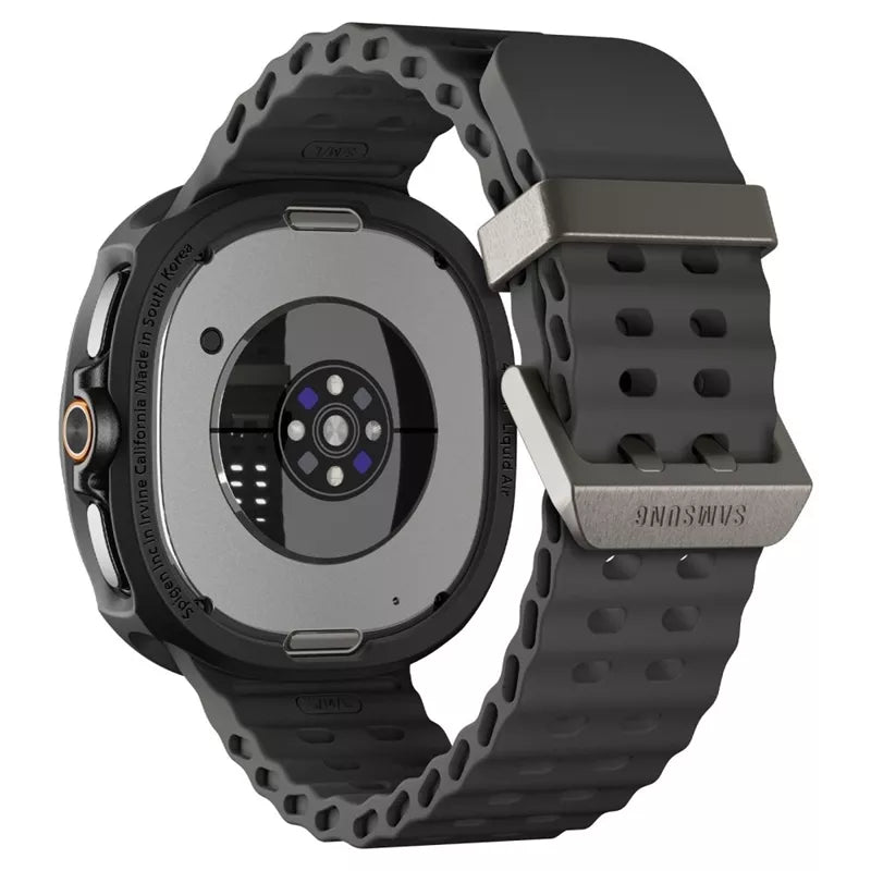 Spigen Liquid Air - Dėklas, skirtas Samsung Galaxy Watch 8 Classic 46 mm (Matinė juoda)