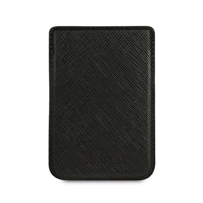 Guess Piniginė kortelės lizdas MagSafe Saffiano – magnetinė piniginė (juoda)