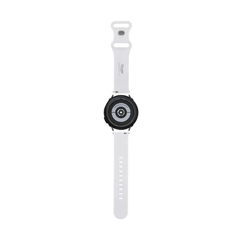 Hello Kitty silikoninės galvutės ir juostelės – universalus 20 mm išmaniojo laikrodžio dirželis (juodas)