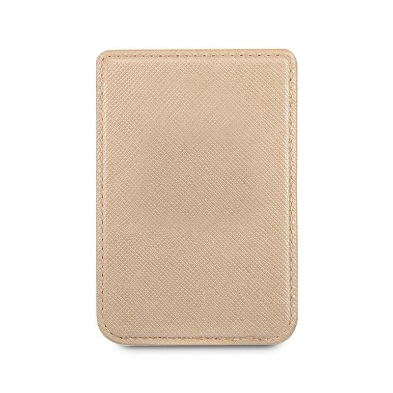 Guess Wallet Card Slot MagSafe Saffiano – Magnetinė piniginė (auksinė)