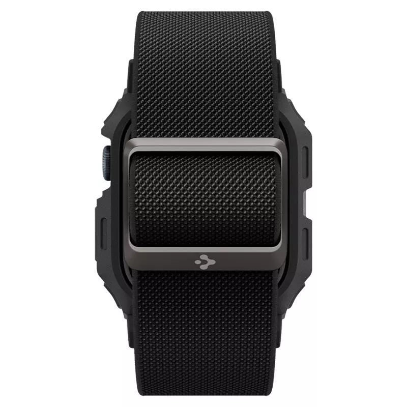 Spigen Lite Fit "Pro" - Dėklas su dirželiu skirtas Apple Watch 10 42 mm (Matinė juoda)