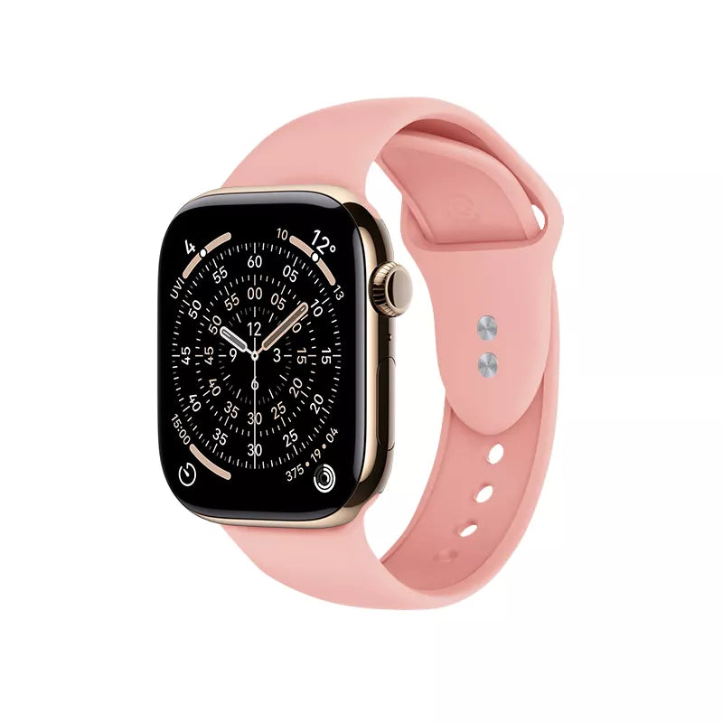 Crong Liquid - dirželis skirtas Apple Watch 38/40/41/42mm (lašišos spalvos)