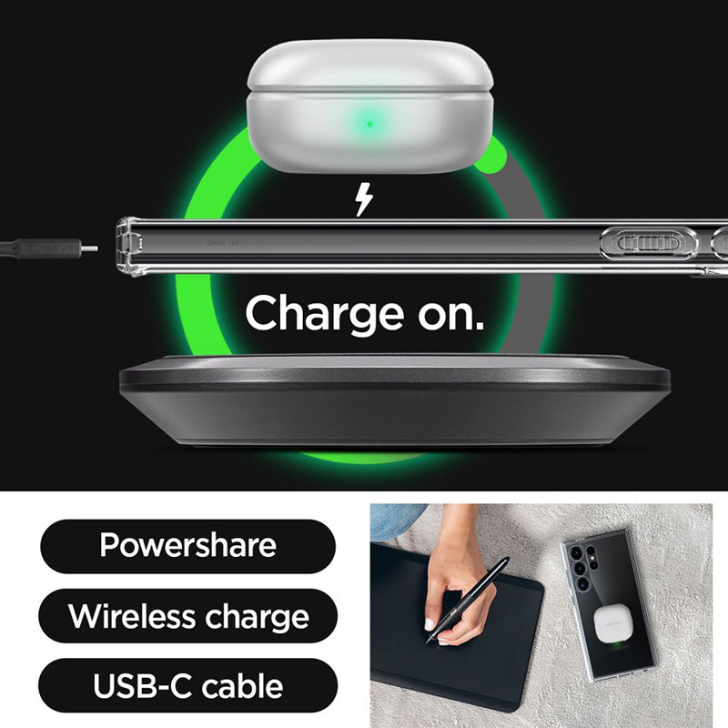 Spigen Ultra Hybrid – Dėklas, skirtas Samsung Galaxy S24 Ultra (skaidrus)