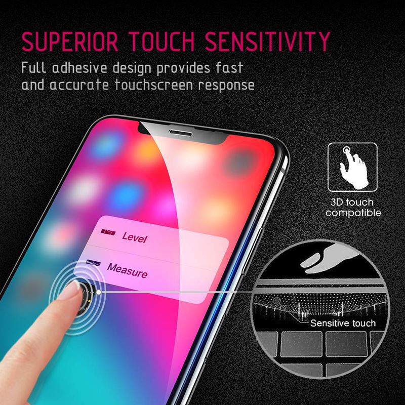 Crong Edge Glass – Pilnai priklijuojamas nuo krašto iki krašto 9H stiklo ekrano apsauga, skirta Huawei Mate 20