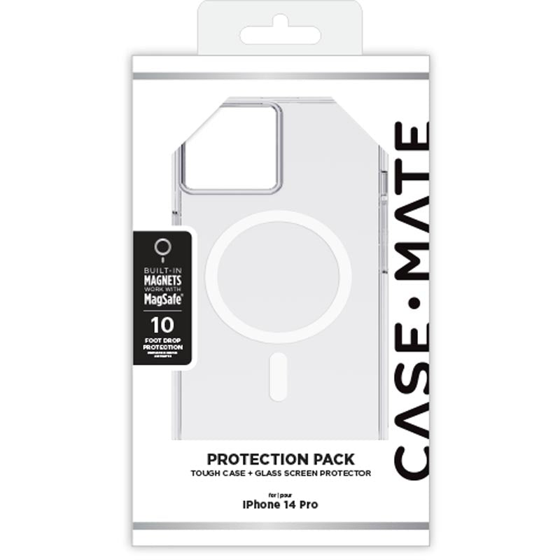 Case-Mate Tough Clear MagSafe - dėklas, skirtas „iPhone 14 Pro“ (skaidrus)