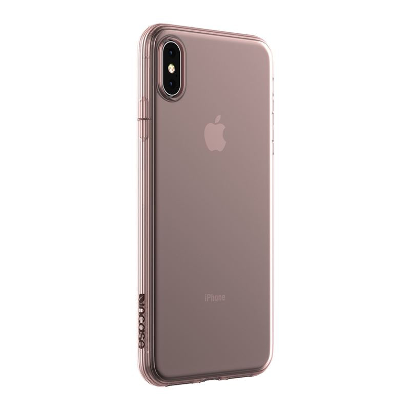 Incase Protective Clear Cover, skirtas iPhone Xs Max (rožinio aukso spalvos)
