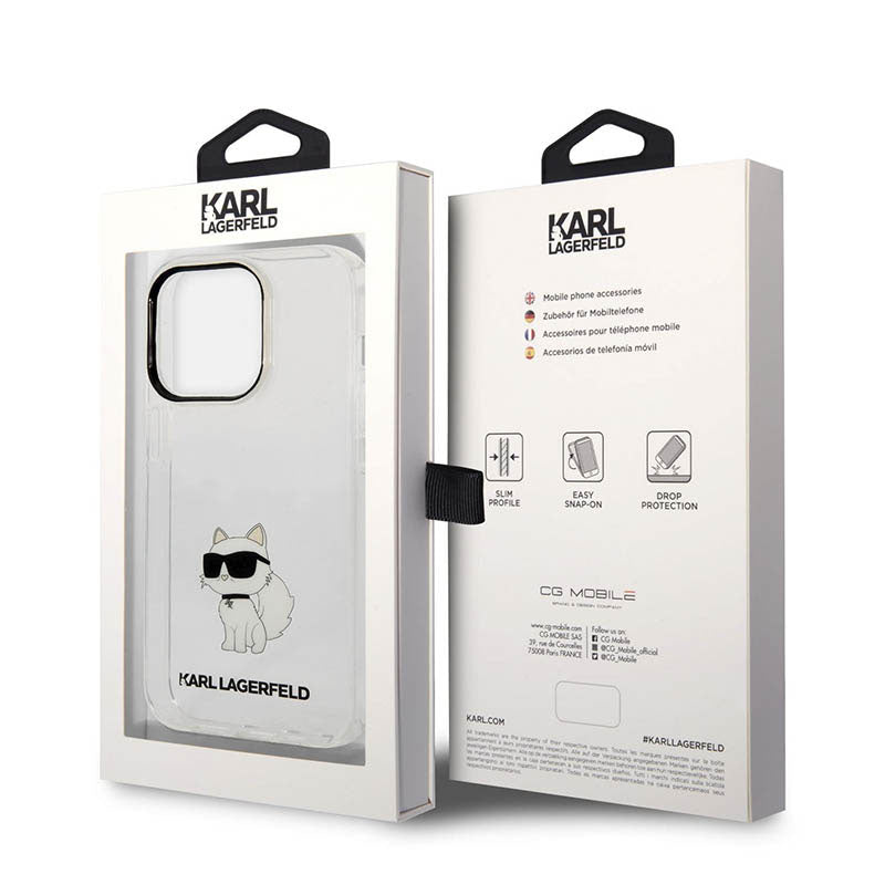 Karl Lagerfeld IML NFT Choupette – dėklas, skirtas iPhone 14 Pro Max (skaidrus)