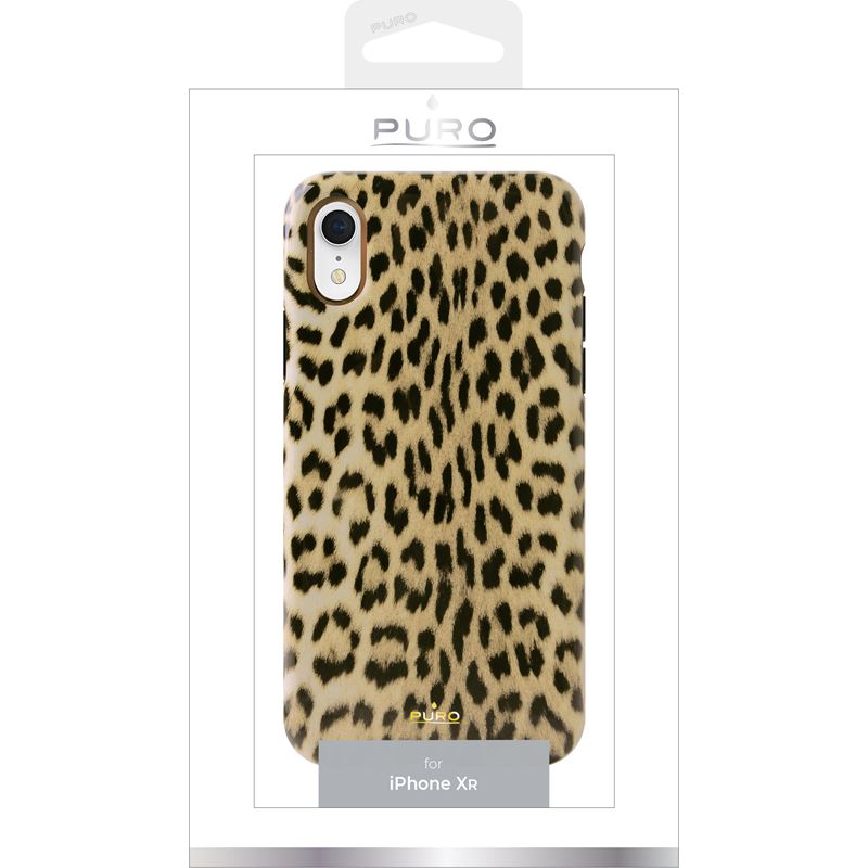 PURO Glam Leopardo Dėklas – iPhone XR (Leo 1)