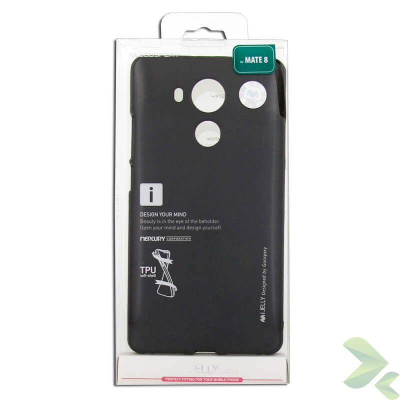 Mercury I-Jelly – dėklas skirtas Huawei Mate 8 (juodas)