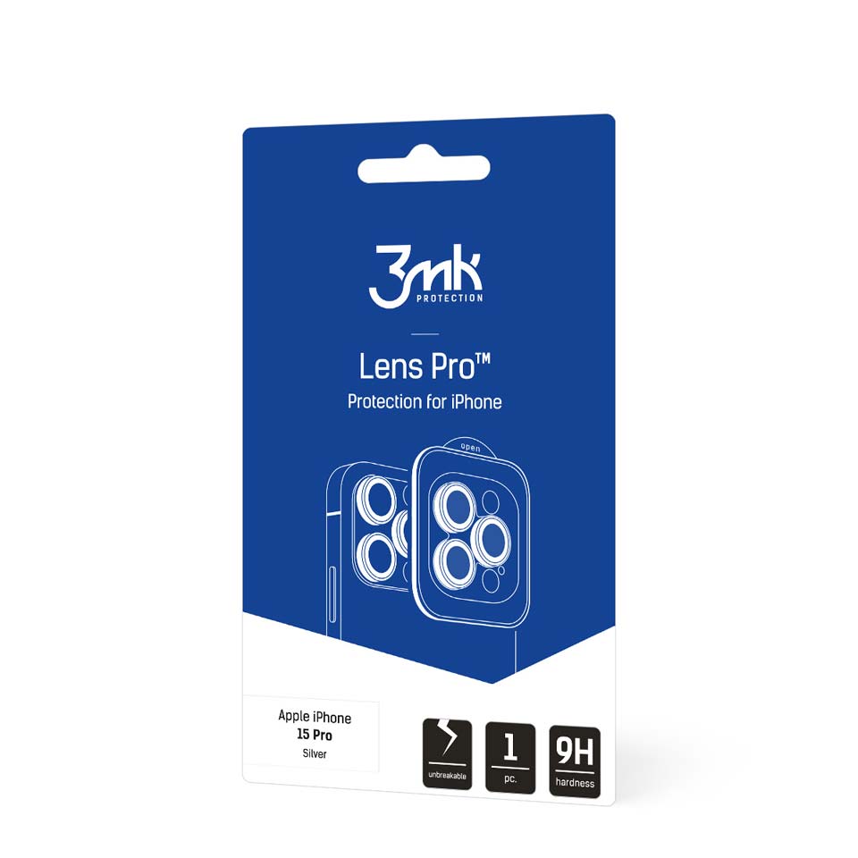 3mk Lens Protection Pro – kameros objektyvo stiklas iPhone 15 Pro