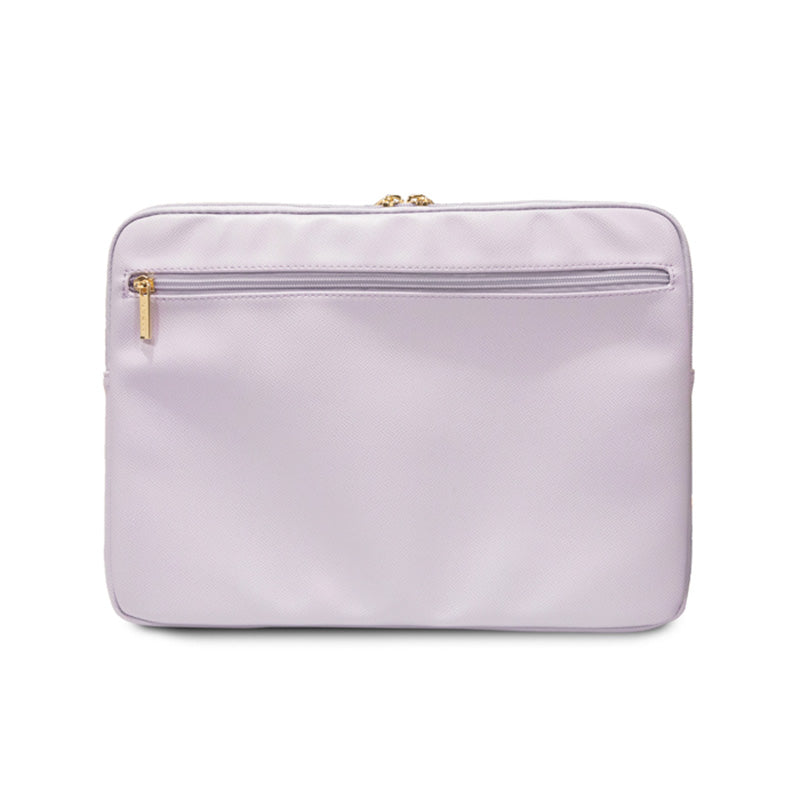 Guess Triangle 4G Sleeve - Nešiojamojo kompiuterio dėklas 13" / 14" (violetinis)