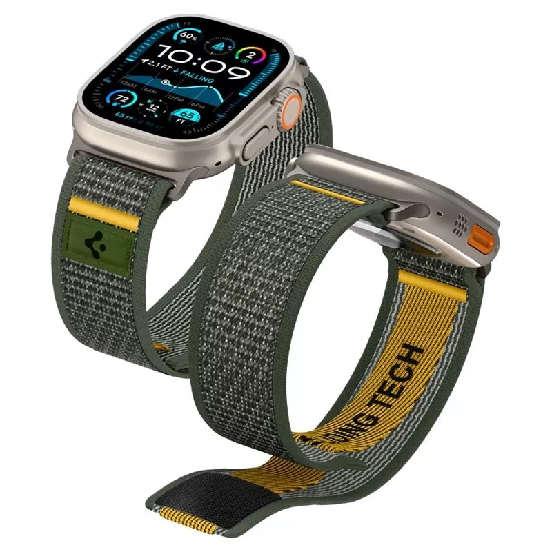 Spigen Athlex Air - Apyrankė Apple Watch 44/45/46/49 mm (Active Green)