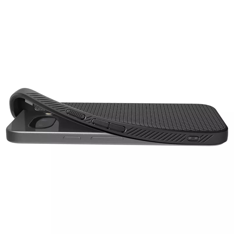 Spigen Liquid Air - dėklas, skirtas Google Pixel 9a (matinė juoda)