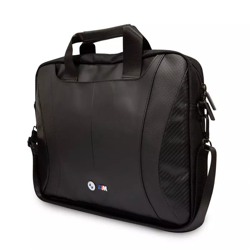 BMW Perforuotas – Nešiojamo kompiuterio tašė 16 colių (Juodas)