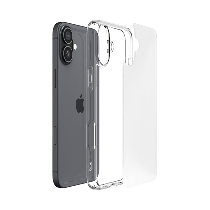 Spigen Ultra Hybrid – dėklas iPhone 16 (šviesiai skaidrus)