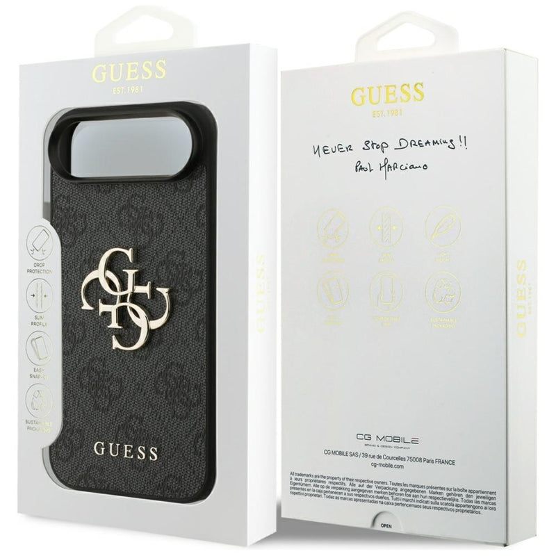 Guess 4G Didelis logotipas - Dėklas iPhone Air (juodas)