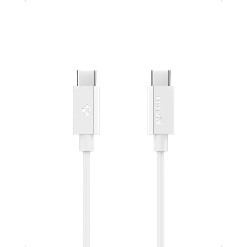 Spigen EB6010CC Essential – USB-C į USB-C kabelis PD 60W 1m (Baltas)