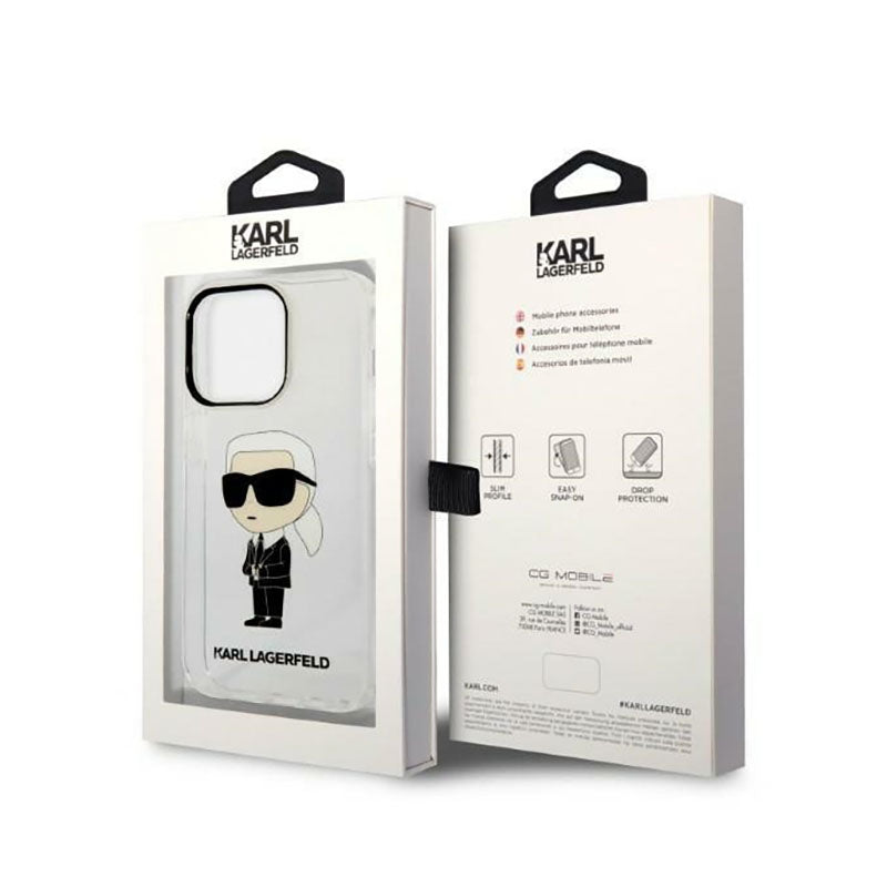 Karl Lagerfeld IML NFT Ikonik – dėklas, skirtas „iPhone 14 Pro Max“ (skaidrus)