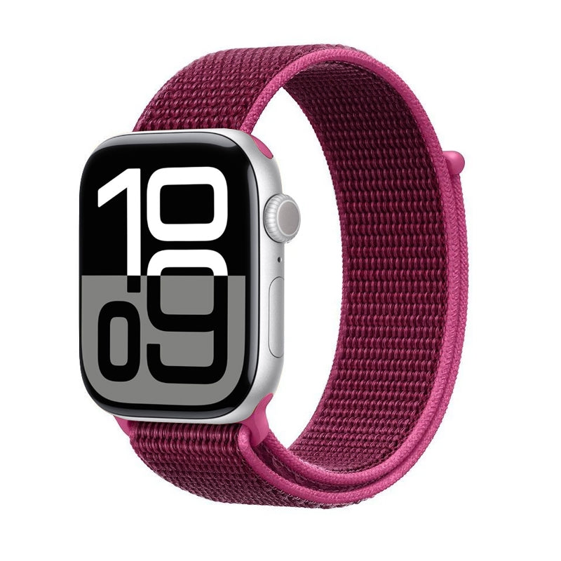 Crong Nailono sportinis dirželis Apple Watch 38/40/41/42 mm (Magenta Fusion)